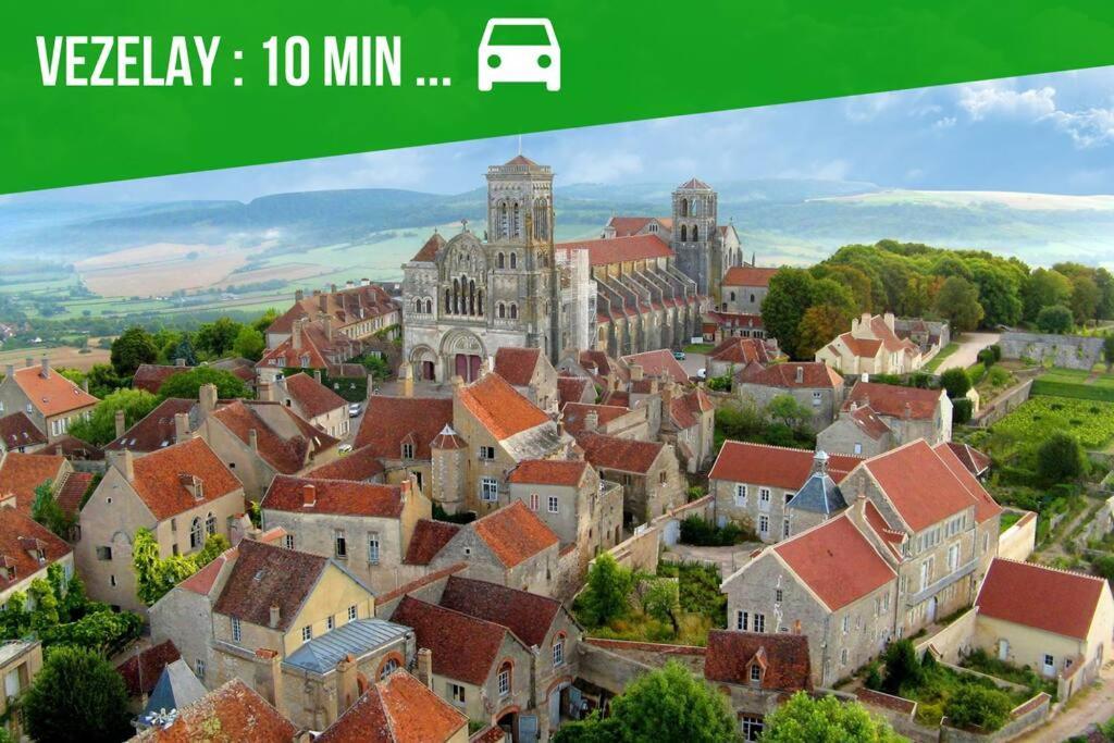 La Fontaine Neuve-Avallon-5 Personnes-1 Chambre-3 Lits-Parking-Wifi 외부 사진