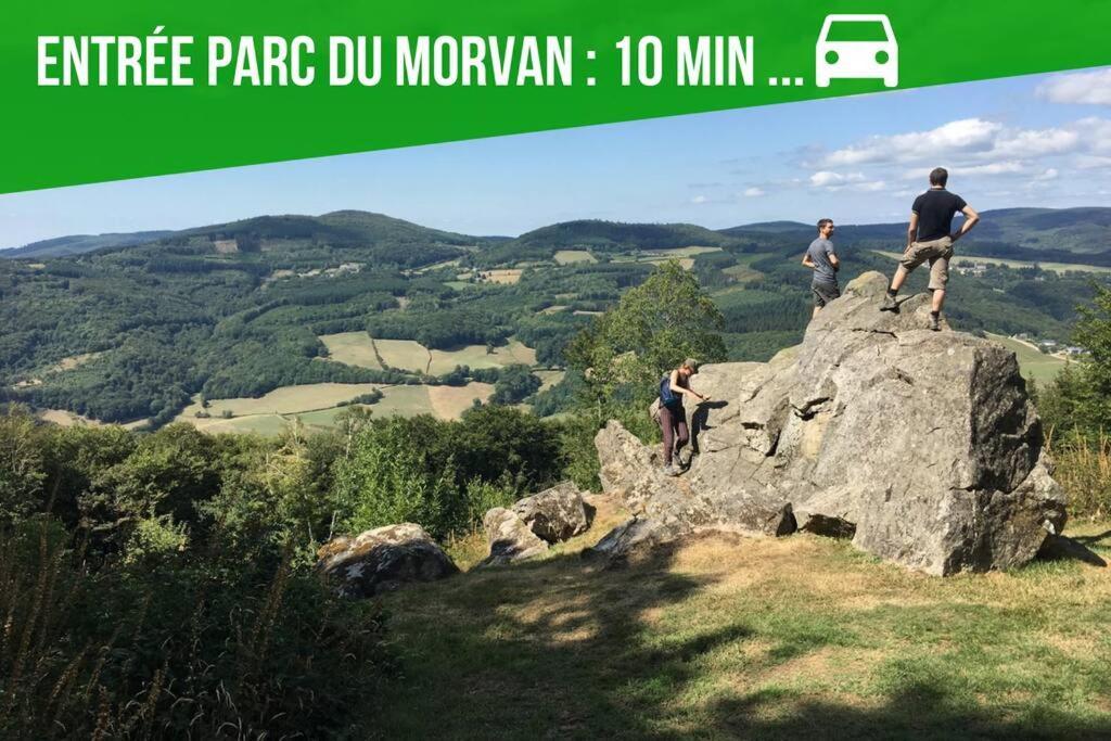 La Fontaine Neuve-Avallon-5 Personnes-1 Chambre-3 Lits-Parking-Wifi 외부 사진
